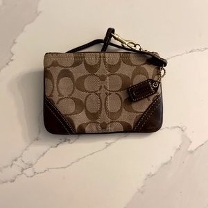 Coach wristlet from the Signature Collection